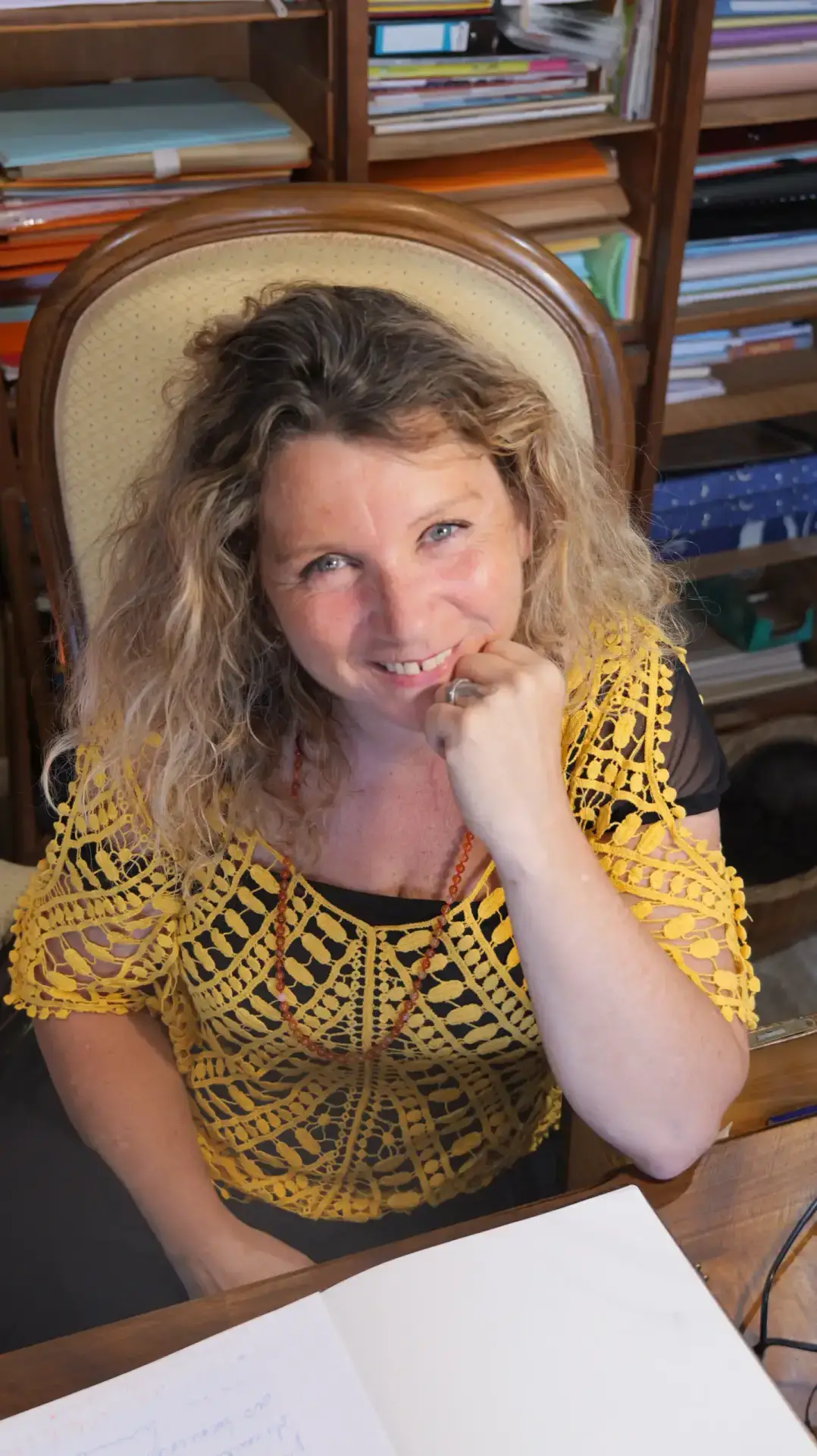 Photo présentation Caroline RIEGIS Fondatrice de Clarté du Monde
